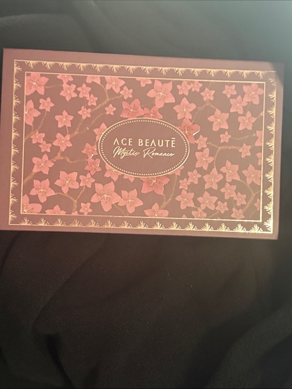 Ace Beaute Mystic Romance Eyeshadow Palette - Pink Floral Design